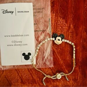 BaubleBar Disney Mickey Mouse Gold Bracelet